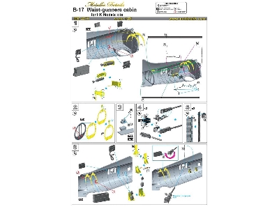 Boeing B-17 F/G Flying Fortress - Waist-gunners Cabin (Designed To Be Used With Hong Kong Models Kits) - zdjęcie 1