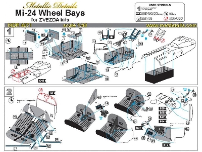 Mil Mi-24 V/Vp - Wheel Bays (Designed To Be Used With Zvezda Kits) - zdjęcie 7