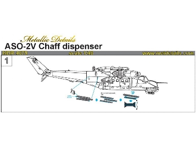 Aso-2v Chaff Dispenser For Mi-24 V/Vp - zdjęcie 4