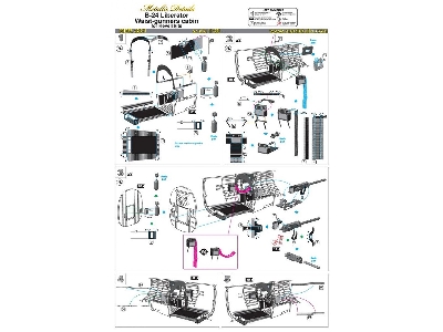 Consolidated B-24 Liberator - Waist-gunners Cabin (For Monogram And Revell Kits) - zdjęcie 4