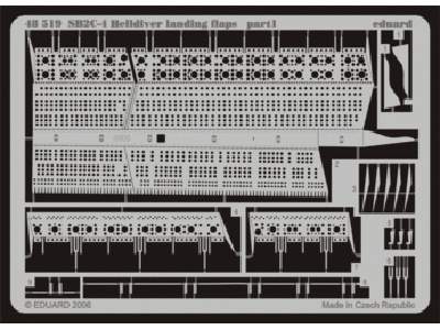  SB2C-4 landing flaps 1/48 - Accurate Miniatures - blaszki - zdjęcie 1