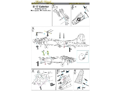 Boeing B-17 F/G Flying Fortress - Exterior Details (For Hong Kong Models And Monogram Kits) - zdjęcie 8