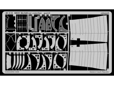  SB2C exterior 1/48 - Accurate Miniatures - blaszki - zdjęcie 1