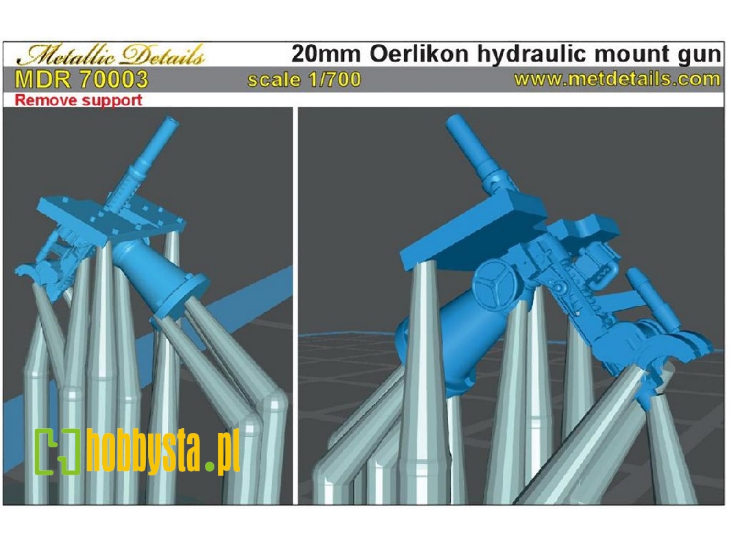 20mm Oerlikon Hydraulic Mount Gun - zdjęcie 1