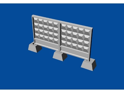 Russian/Soviet Concrete Barrier Type Po-2 In Scale 1:72. The Set Contains 8 Plates And 9 Footing. - zdjęcie 1