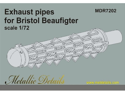 Bristol Beaufighter Mk.Vi/X/21 - Exhaust Pipes (Designed To Be Used With Airfix, Hasegawa And Hobby 2000 Kits) - zdjęcie 1