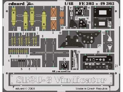  SB2U-3 1/48 - Accurate Miniatures - blaszki - zdjęcie 2