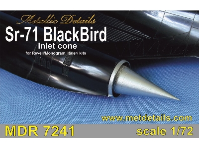 Lockheed Sr-71 Blackbird - Inlet Cone (Designed To Be Used With Italeri, Monogram And Revell Kits) - zdjęcie 1