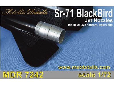 Lockheed Sr-71 Blackbird - Jet Nozzles (Designed To Be Used With Italeri, Monogram And Revell Kits) - zdjęcie 1
