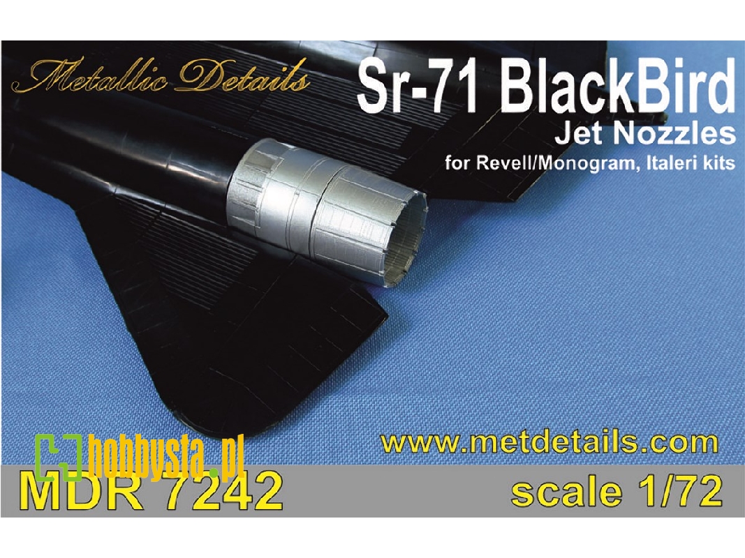 Lockheed Sr-71 Blackbird - Jet Nozzles (Designed To Be Used With Italeri, Monogram And Revell Kits) - zdjęcie 1 Lockheed Sr-71 Blackbird - Jet Nozzles (Designed To Be Used With Italeri, Monogram And Revell Kits) - zdjęcie 1