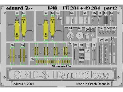  SBD-3 1/48 - Accurate Miniatures - blaszki - zdjęcie 3