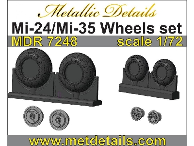 Mil Mi-24 / Mi-35 - Wheels Set - zdjęcie 6