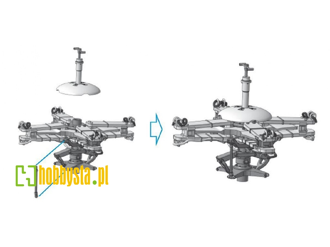 Aerospatiale As.365 Dauphin And Hh-65 - Main Rotor (Designed To Be Used With Dream Models And Revell Kits) - zdjęcie 1