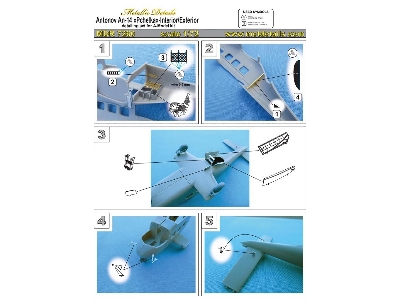 Antonov An-14 Pchelka - Interior And Exterior Detailling Set (Designed To The Used With A-model Kits) - zdjęcie 1