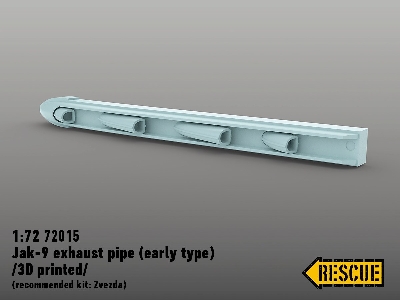 Jak-9 Exhaust Pipe (Early Type) (For Zvezda 7313 Kit) - zdjęcie 1