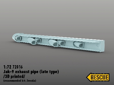 Jak-9 Exhaust Pipe (Late Type) (For Zvezda 7313 Kit) - zdjęcie 1