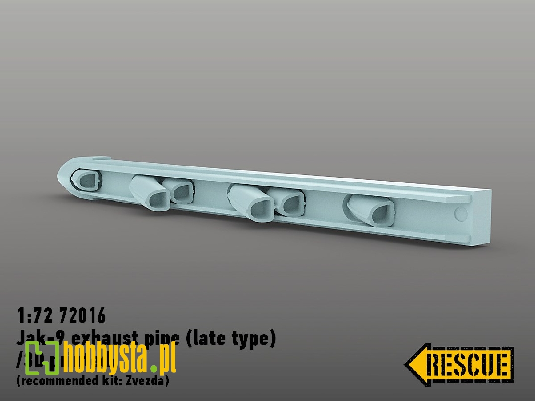 Jak-9 Exhaust Pipe (Late Type) (For Zvezda 7313 Kit) - zdjęcie 1 Jak-9 Exhaust Pipe (Late Type) (For Zvezda 7313 Kit) - zdjęcie 1