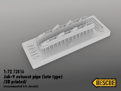 Jak-9 Exhaust Pipe (Late Type) (For Zvezda 7313 Kit) - zdjęcie 2