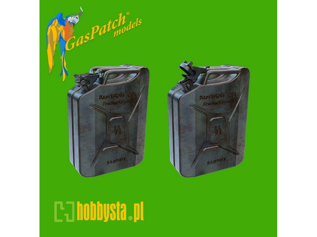 German Fuel Jerry Cans Ss (12 Pcs) - zdjęcie 1 German Fuel Jerry Cans Ss (12 Pcs) - zdjęcie 1