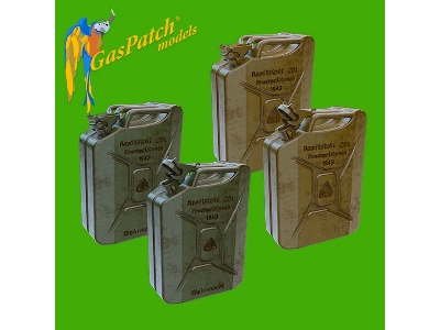 German Fuel Jerry Cans 1943 Abp & Schwelm (12 Pcs) - zdjęcie 1