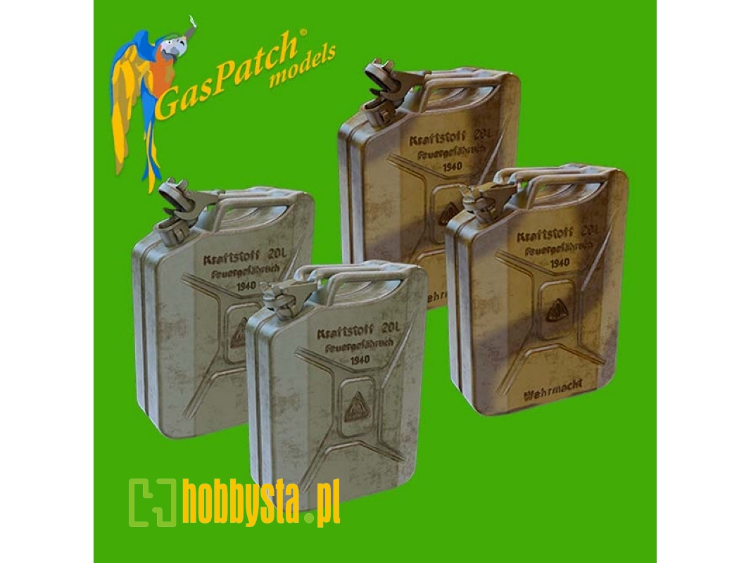 German Fuel Jerry Cans 1940 Abp & Schwelm (12 Pcs) - zdjęcie 1 German Fuel Jerry Cans 1940 Abp & Schwelm (12 Pcs) - zdjęcie 1