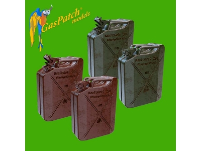 German Fuel Jerry Cans 1939 Abp & Schwelm (12 Pcs) - zdjęcie 1