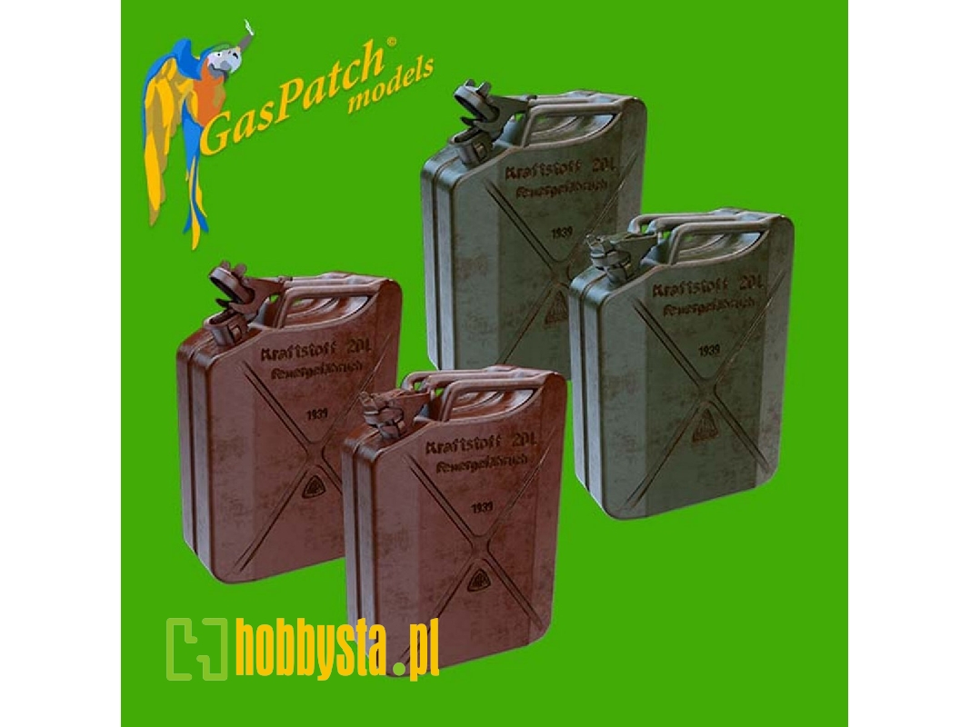 German Fuel Jerry Cans 1939 Abp & Schwelm (12 Pcs) - zdjęcie 1