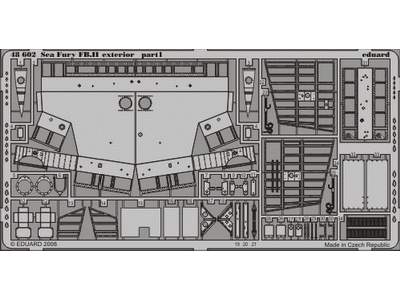  Sea Fury FB. II exterior 1/48 - Trumpeter - blaszki - zdjęcie 1