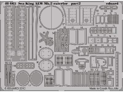  Sea King AEW Mk.2 exterior 1/48 - Hasegawa - blaszki - zdjęcie 3