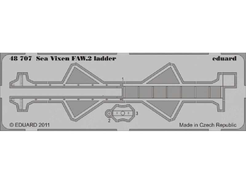  Sea Vixen FAW.2 ladder 1/48 - Airfix - blaszki - zdjęcie 1