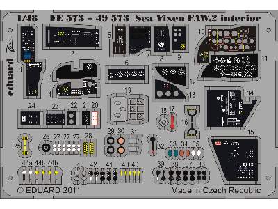  Sea Vixen FAW.2 S. A. 1/48 - Airfix - blaszki - zdjęcie 2