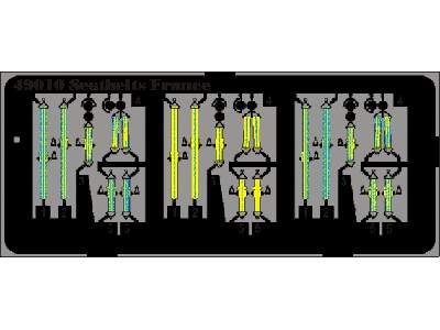  Seatbelts France WWII 1/48 - blaszki - zdjęcie 1