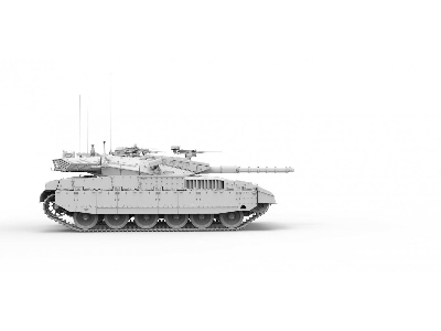 Czołg izraelski Merkava Mk.2D z pełnym wnętrzem - zdjęcie 2