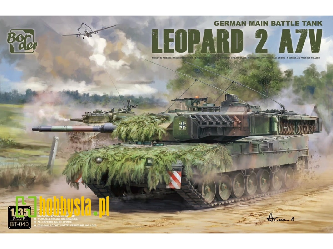 Leopard 2 A7V - czołg niemiecki - zdjęcie 1 Leopard 2 A7V - czołg niemiecki - zdjęcie 1