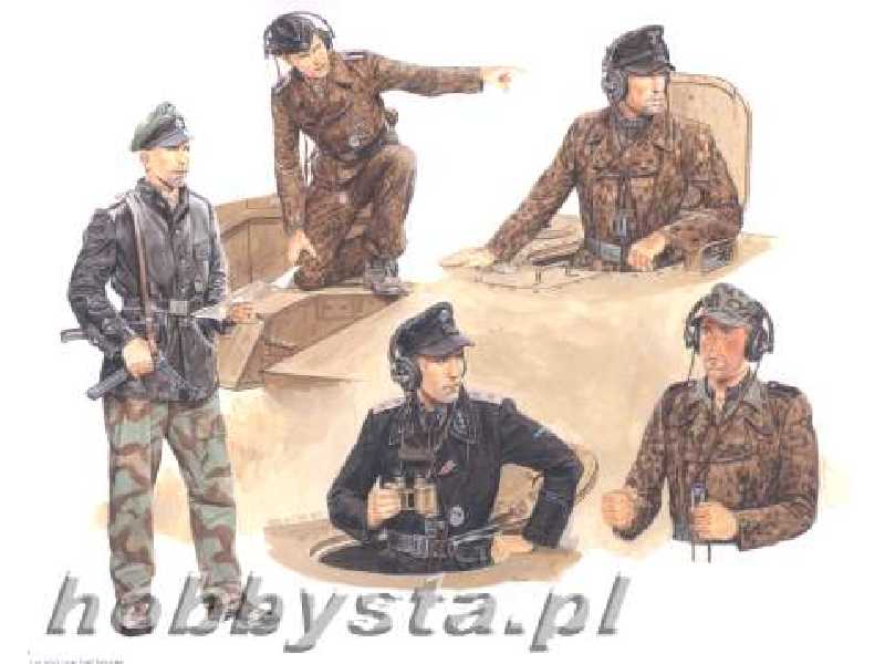 Figurki German Tank Crew (1944-1945) - zdjęcie 1 Figurki German Tank Crew (1944-1945) - zdjęcie 1