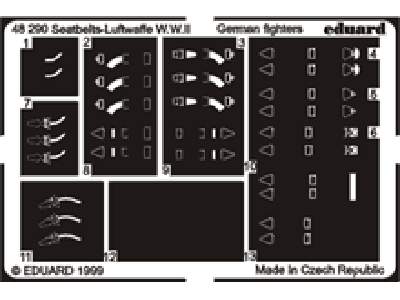  Seatbelts Luftwaffe Fighters 1/48 - blaszki - zdjęcie 1