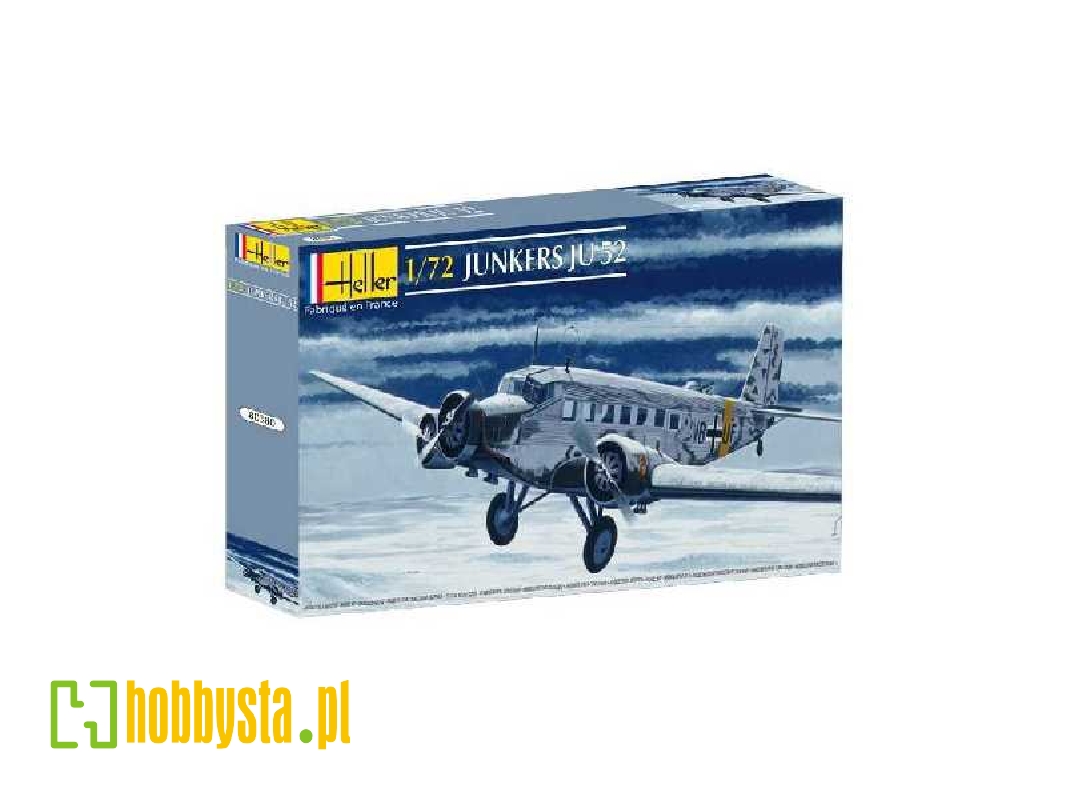 Junkers JU 52 - BRAK ELEMENTÓW PRZEŹROCZYSTYCH - zdjęcie 1