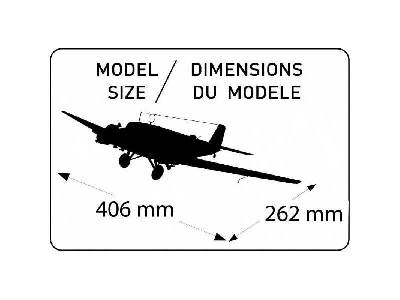 Junkers JU 52 - BRAK ELEMENTÓW PRZEŹROCZYSTYCH - zdjęcie 2