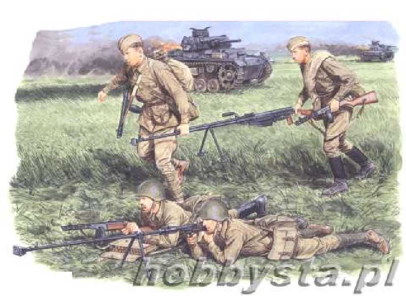 Figurki Soviet Anti-Tank Team (1942-1943) - zdjęcie 1 Figurki Soviet Anti-Tank Team (1942-1943) - zdjęcie 1