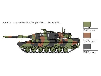 Leopard 2A4 - polskie oznaczenia - USZKODZONE PUDEŁKO - zdjęcie 9