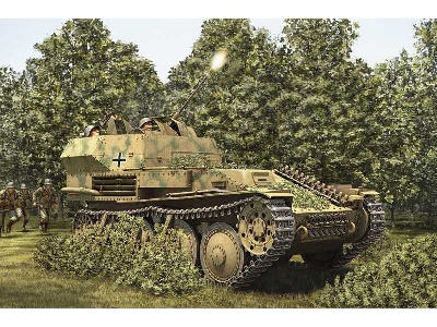 German 2cm Flak 38 Pz.Kpfw .38 (t) - USZKODZONE PUDEŁKO - zdjęcie 1