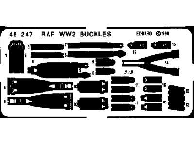  Seatbelts RAF WWII 1/48 - blaszki - zdjęcie 1