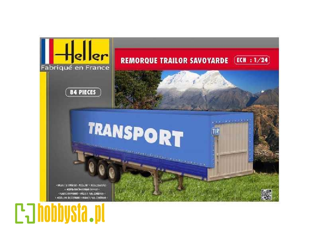 Naczepa Trailor Savoyarde - MODEL NIEKOMPLETNY - zdjęcie 1 Naczepa Trailor Savoyarde - MODEL NIEKOMPLETNY - zdjęcie 1