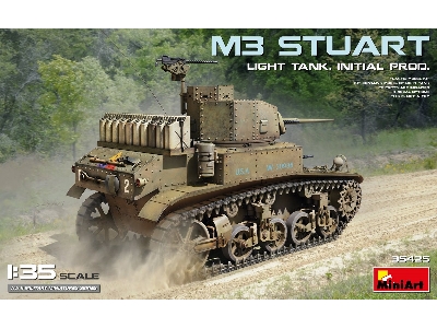 M3 Stuart Light Tank, Initial Prod. - zdjęcie 1