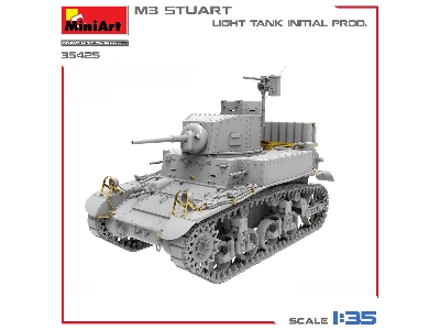 M3 Stuart Light Tank, Initial Prod. - zdjęcie 2