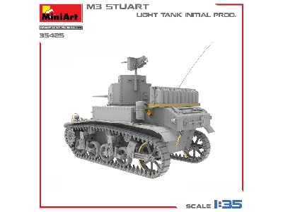M3 Stuart Light Tank, Initial Prod. - zdjęcie 3