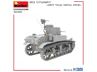 M3 Stuart Light Tank, Initial Prod. - zdjęcie 4