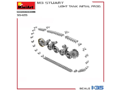 M3 Stuart Light Tank, Initial Prod. - zdjęcie 5