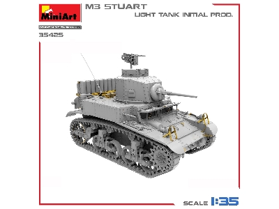 M3 Stuart Light Tank, Initial Prod. - zdjęcie 6