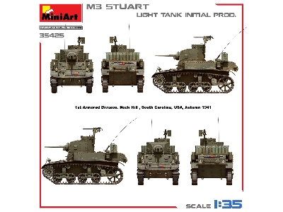 M3 Stuart Light Tank, Initial Prod. - zdjęcie 7